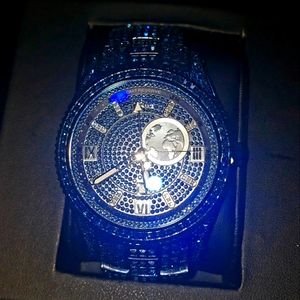JBW GMT Reserve Limited Edition real diamond watch